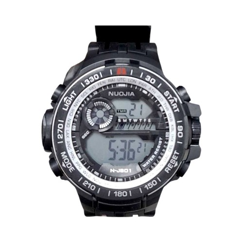 Ψηφιακό ρολόι χειρός - NJ801 - Nuojia - 115180 - Black/Silver