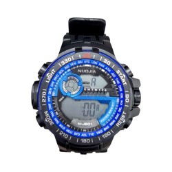 Ψηφιακό ρολόι χειρός - NJ801 - Nuojia - 115180 - Black/Dark Blue