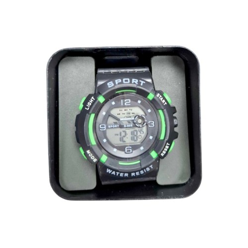 Ψηφιακό ρολόι χειρός - 6859 - 115185 - Black/Green