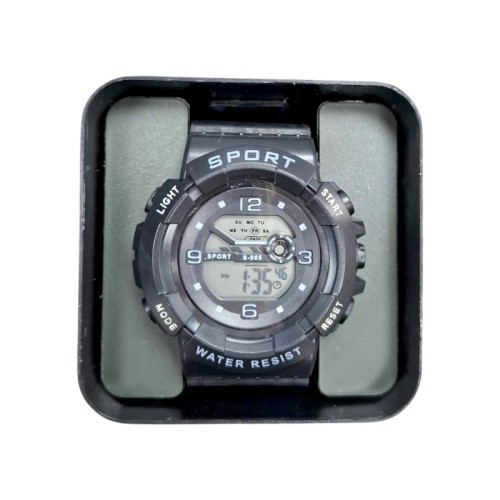 Ψηφιακό ρολόι χειρός - 6859 - 115185 - Black/Black