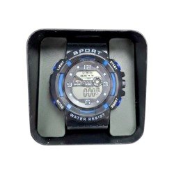 Ψηφιακό ρολόι χειρός - 6859 - 115185 - Black/Dark Blue