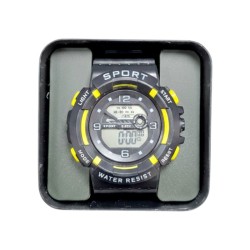 Ψηφιακό ρολόι χειρός - 6859 - 115185 - Black/Yellow