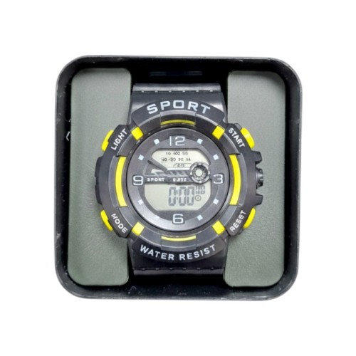 Ψηφιακό ρολόι χειρός - 6859 - 115185 - Black/Yellow