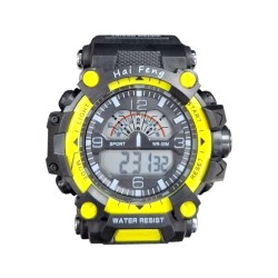 Ψηφιακό ρολόι χειρός - SH9918 - 115186 - Black/Yellow