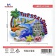 Tουριστικό μαγνητάκι Souvenir - Σετ 12pcs - Thessaloniki - 678146
