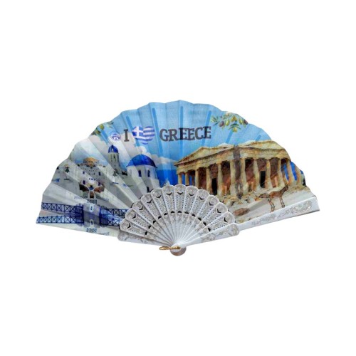 Βεντάλια χειρός Souvenir - Σετ 12 τεμάχια - Greece - 216450