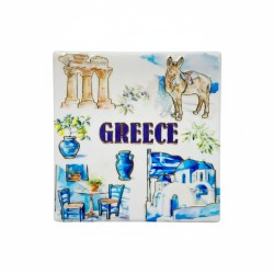 Σουβέρ  Souvenir - Greece - Σετ 12pcs - 221324