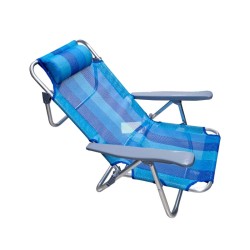 Πτυσσόμενη καρέκλα camping - 1603TSL - 251025 - Light Blue Lines