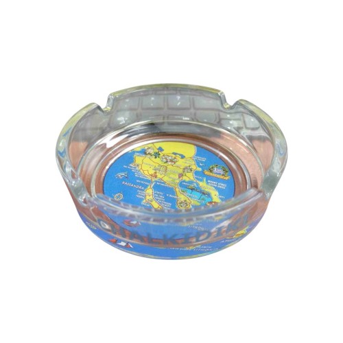 Σταχτοδοχείο Souvenir γυάλινο - Halkidiki - 612589