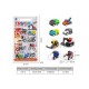 Σετ αυτοκινητάκια με Pull Back - 8pcs - 278-75 - 233158