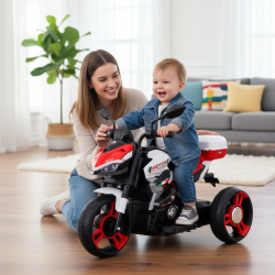 Παιδικό ηλεκτροκίνητο τρίκυκλο scooter - YH-025 - 101147 - Red