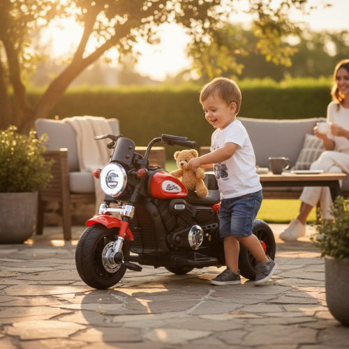 Παιδικό ηλεκτροκίνητο τρίκυκλο scooter - YH-026 - 101148 - Blue