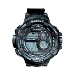 Ψηφιακό ρολόι χειρός - NJ806 - 115179 - Black/Black