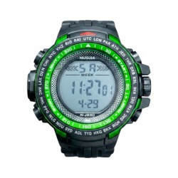 Ψηφιακό ρολόι χειρός - NJ820 - 115182 - Black/Green