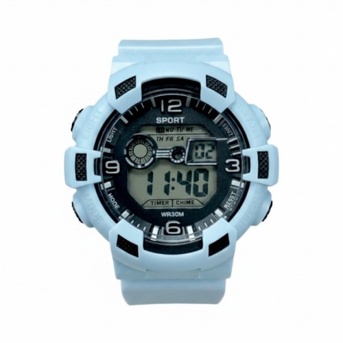 Ψηφιακό ρολόι χειρός - 73AB - 115195 - Light Blue