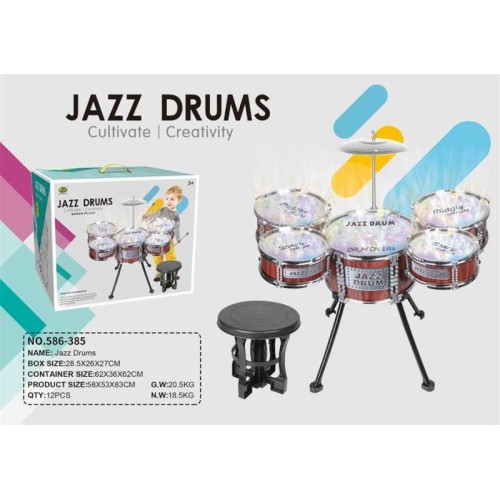 Παιδικό σετ Drums - Jazz Drums - 586-385 - 233088