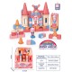 Σετ κατασκευών DIY με τουβλάκια - Block Castle - 68pcs - JX6747 - 233044