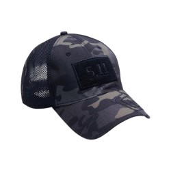 Ανδρικό καπέλο jockey στρατιωτικού τύπου - M01 - 270591 -  Army Black