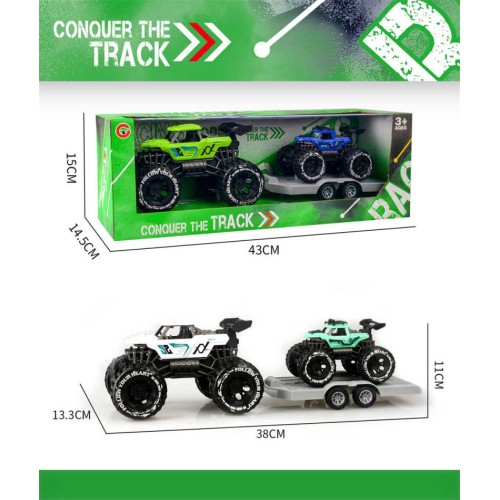 Σετ αυτοκίνητα Τζιπ Off Road - 9627-11 - 232879