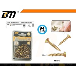 Ξυλόβιδες - 3.5mm×16mm - Σετ 12 πακέτα των 94 τεμαχίων - 200508