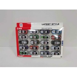 Σετ μεταλλικά αυτοκινητάκια - 20pcs - A20-3 - 233273