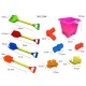 Σετ παιχνίδια παραλίας -  10pcs - 3344 - 232227