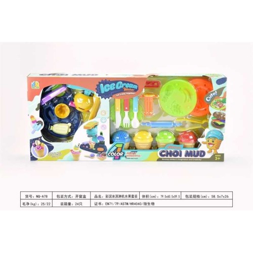 Σετ κατασκευών DIY με πλαστελίνη - Ice Cream - NQ-A78 - 233182