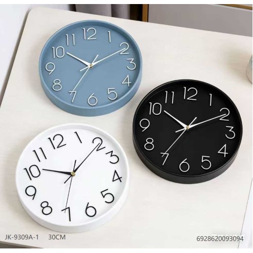 Ρολόι τοίχου - JK-9309A-1 - 093094 - Black