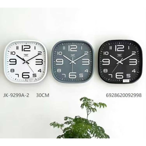Ρολόι τοίχου - JK-9299A-2 - 092998 - Black