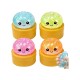 Παιχνίδι Squishy Dumpling Antistress φατσούλα με φωτισμό - 8.5cm - Πακέτο 12 τεμαχίων - 884983