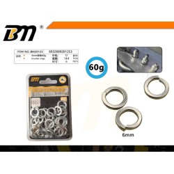 Ροδέλες ασφαλείας Γκρόβερ - 6mm - 60g - Σετ 12 πακέτα - 201253