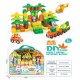 Σετ κατασκευών DIY με τουβλάκια - Forest Animals - 93pcs - JX6755 - 233047
