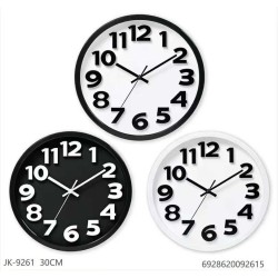 Ρολόι τοίχου - JK-9261  - 092615 - Black