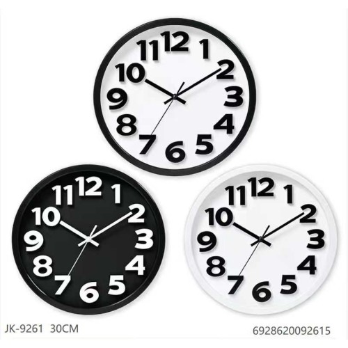 Ρολόι τοίχου - JK-9261  - 092615 - Black