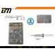 Πριτσίνια αλουμινίου - 4.8mm×30mm - Σετ 12 πακέτα των 9 τεμαχίων - 201161