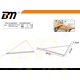 Γωνία στήριξης ραφιού - 400x250x16*2mm - Σετ 12 τεμάχια - 205664
