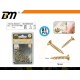 Ξυλόβιδες - 3mm×16mm - Σετ 12 πακέτα των 81 τεμαχίων - 200522