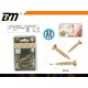 Ξυλόβιδες - 4mm×40mm - Σετ 12 πακέτα των 22 τεμαχίων - 200447