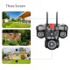 Κάμερα ασφαλείας IP τριπλή - Security Camera - Q83 - 020362