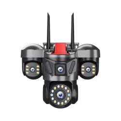 Κάμερα ασφαλείας IP τριπλή - Security Camera - Q83 - 020362