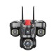 Κάμερα ασφαλείας IP τριπλή - Security Camera - Q83 - 020362