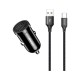 Φορτιστής αναπτήρα αυτοκινήτου Quick Charger με καλώδιο φόρτισης TypeC - C-826T - AWEI - 099691