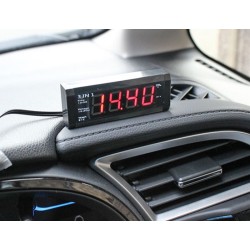 Ψηφιακό ρολόι & βολτόμετρο αυτοκινήτου - 1550109 - 150980