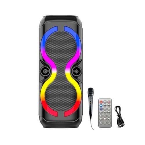 Φορητό ηχείο subwoofer με μικρόφωνο Karaoke - ZQS8230W - 160095