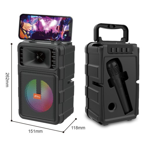 Φορητό ηχείο subwoofer με μικρόφωνο Karaoke - ZQS14017 - 160132