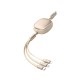Πτυσσόμενο καλώδιο φόρτισης & data 3in1 - Fast Charge - EC7 - 1.2m - 220558