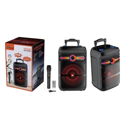 Φορητό ηχείο subwoofer με μικρόφωνο Karaoke - ZQS12150 - 160057