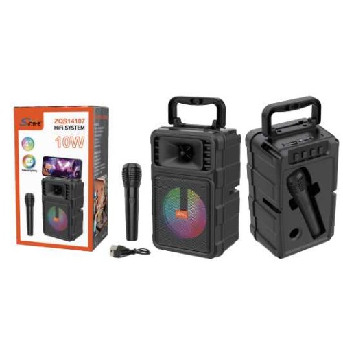 Φορητό ηχείο subwoofer με μικρόφωνο Karaoke - ZQS14017 - 160132