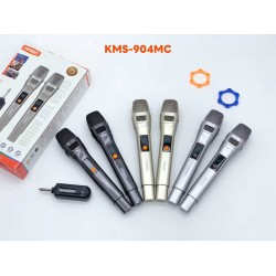 Σετ 2 ασύρματα μικρόφωνα - KMS-904MC - 509045 - Black