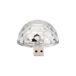 Φωτάκι φωτορυθμικό USB LED πολύχρωμο - Y-80 - 759611